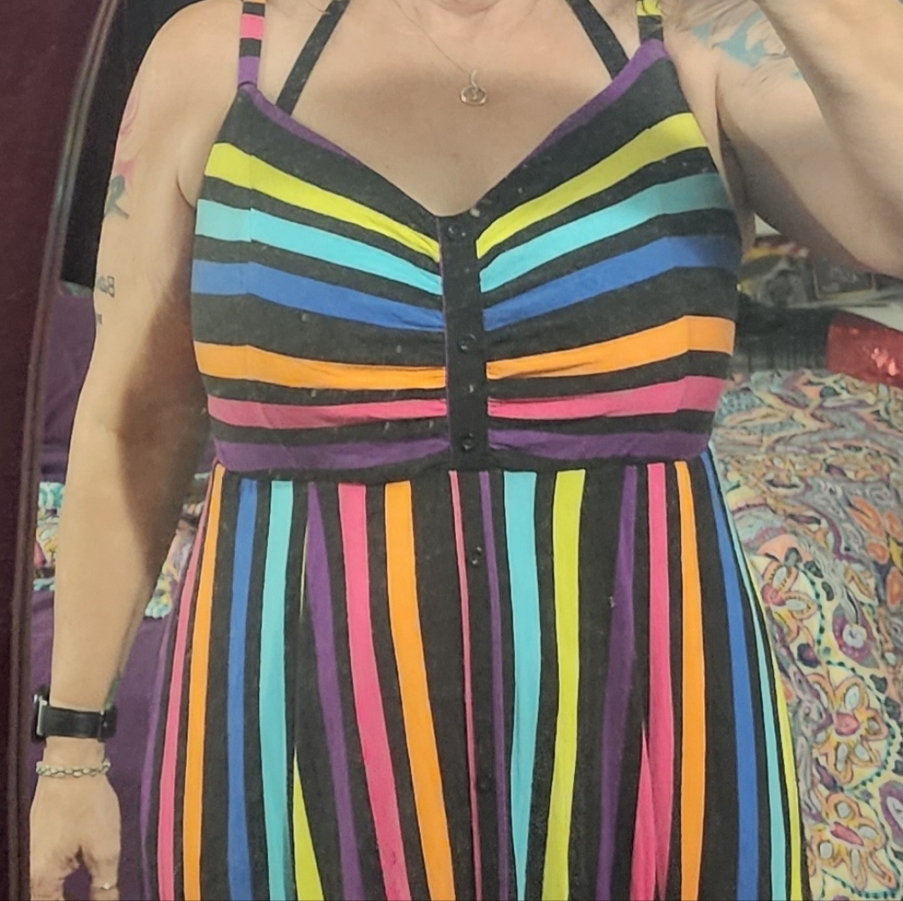 Torrid Multicolor Striped Knit Dress - Picture 7 of 9